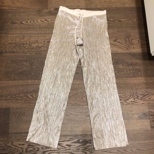 Victoria’s Secret Metallic Wide Leg Pants